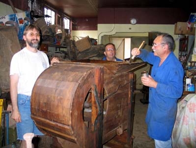 l'atelier de restauration (Photo PN)